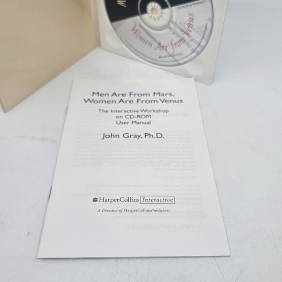 Men Are from Mars Women Are from Venus Book and Audio CD Set John Gray 1992 - Picture 14 of 16